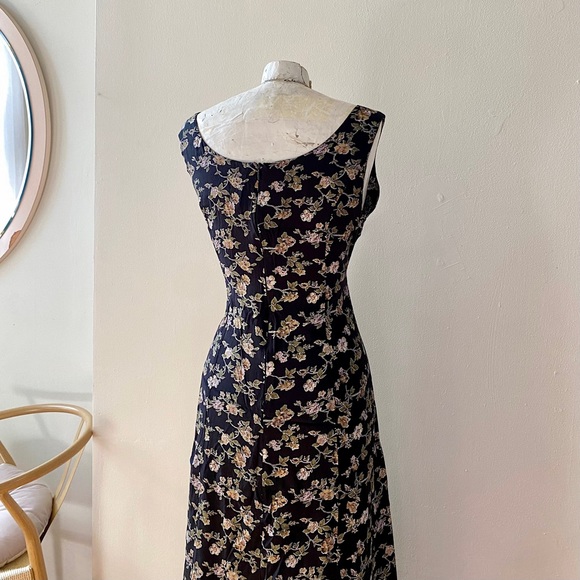 Vintage 90s Rayon Dress - Picture 4 of 8